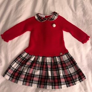 Plaid Christmas Sweater dress